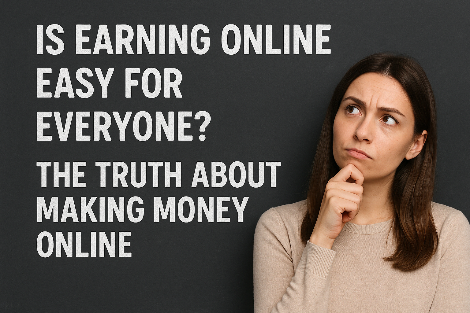 Is Earning Online Easy for Everyone